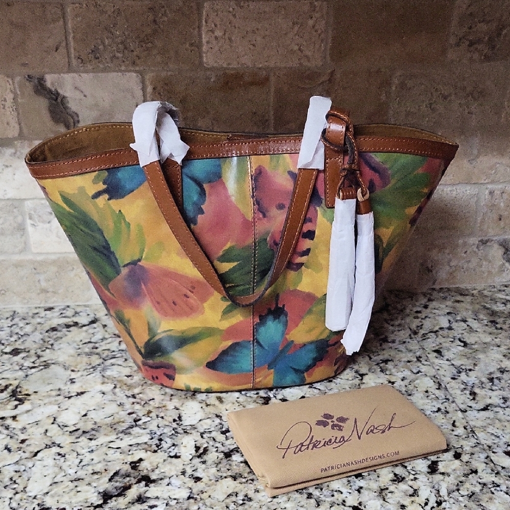 Patricia Nash Butterfly Marconia Tote - Picture 3 of 16